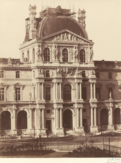 Vue du Louvre - Edouard Denis Baldus