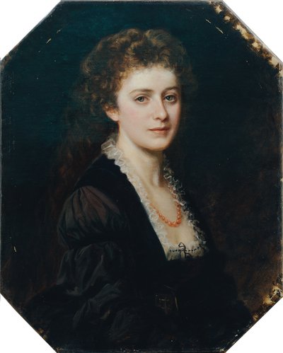 Portrait de dame - Eduard Ritter von Engerth