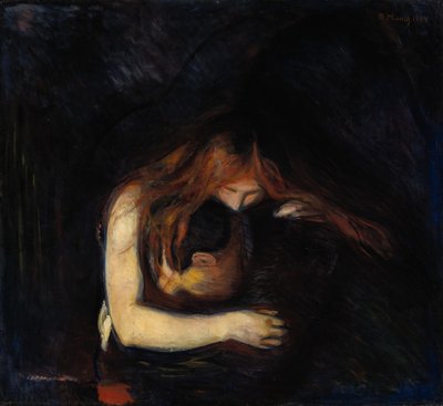 Le Vampire Amour et Douleur, 1894 - Edvard Munch