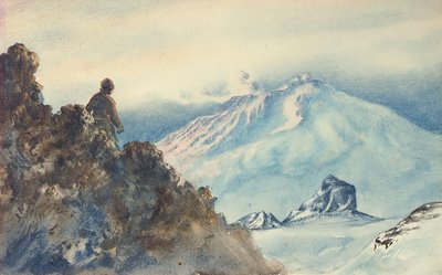 Mont Erebus et Castle Rock - Edward Adrian Wilson