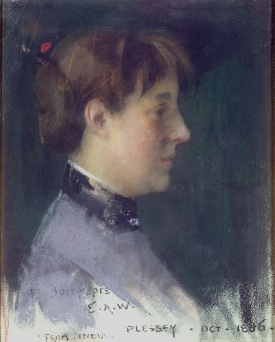 Portrait de Beatrice Crawhall, 1886 - Edward Arthur Walton