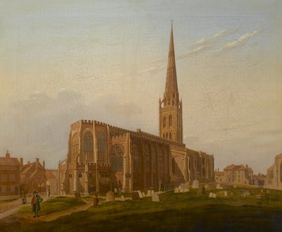 Église Saint-Michel, Coventry, vers 1824 - Edward Junior Rudge