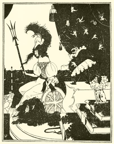 Britannia à la Beardsley - Edward Tennyson Reed