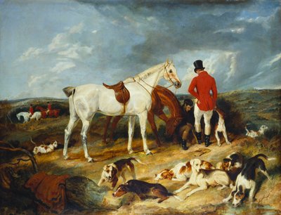 Chasseurs et chiens, 1823 - Edwin Landseer