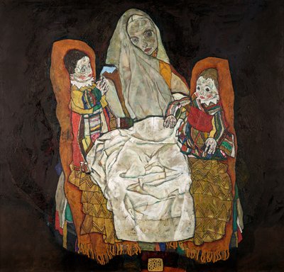 Mère avec deux enfants III - Egon Schiele