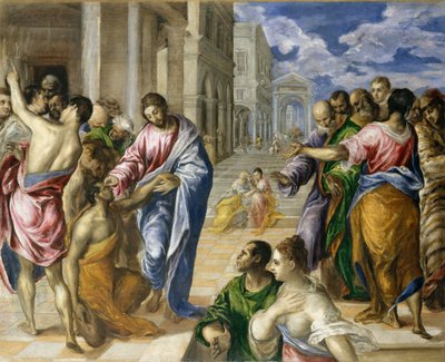 Christ guérissant les aveugles - El Greco