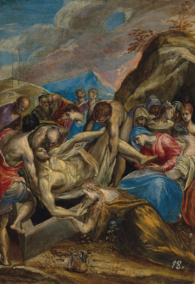 La Mise au tombeau du Christ - El Greco