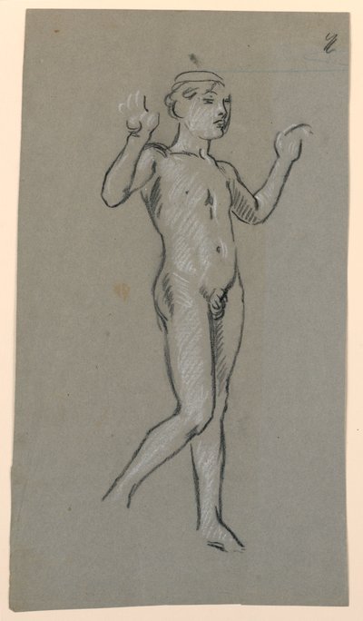 Étude de figure pour un design de fontaine - Elihu Vedder