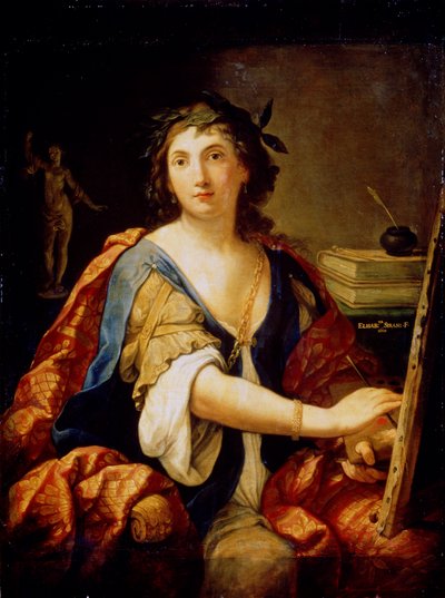 Allégorie de la peinture (autoportrait), 1658 - Elisabetta Sirani