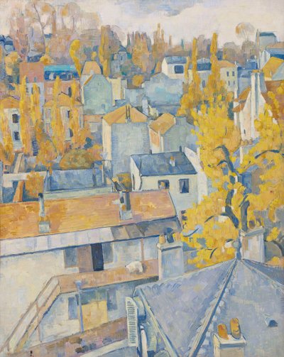 Vue de toit, 1890 - Emile Bernard