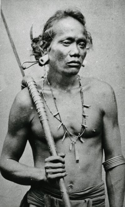 Chef tribal vietnamien ou cambodgien, vers les années 1870 - Emile Gsell