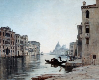 Gondole sur le Grand Canal, 1892 - Emmanuel Lansyer