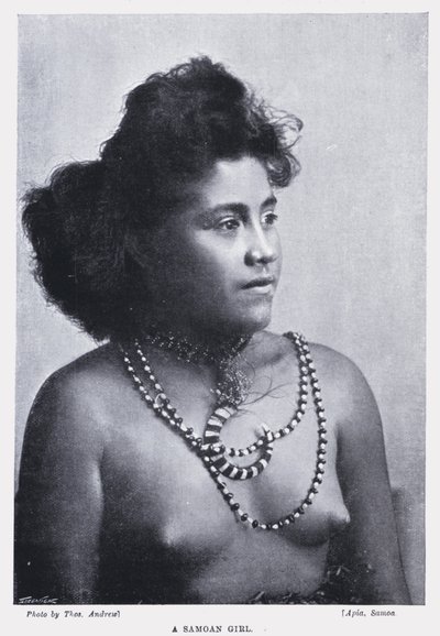 Une fille samoane - English Photographer