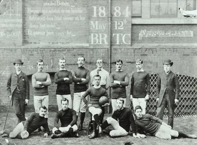 École de Rosendale Road: équipe de football, 1884 - English Photographer