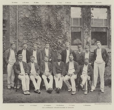 Les joueurs de cricket australiens en Angleterre - English Photographer