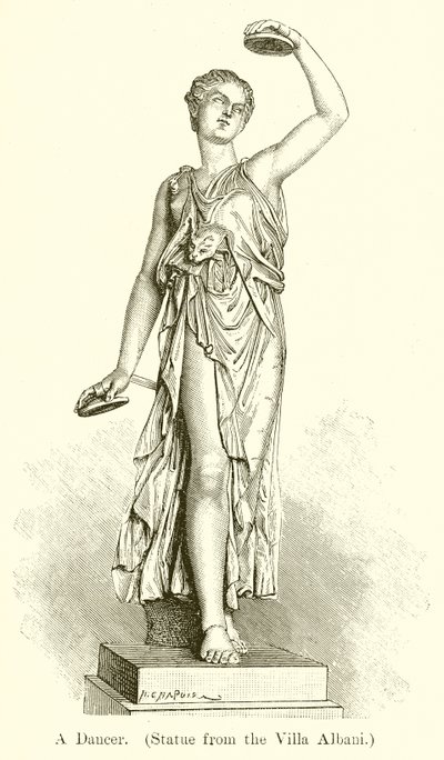 Une danseuse (Statue de la Villa Albani) - English School