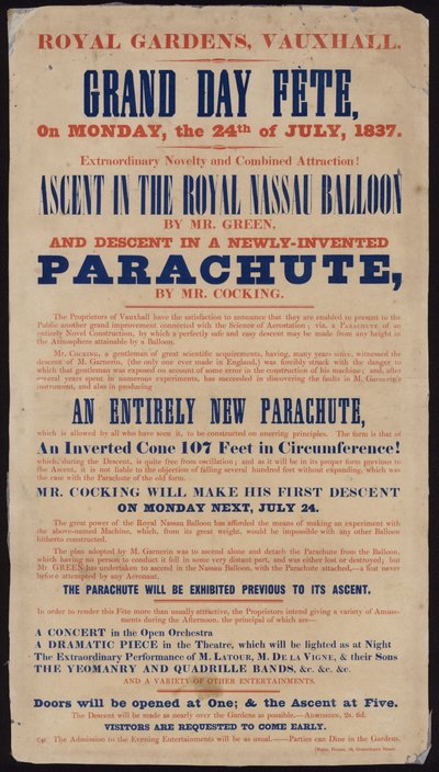 Saut en parachute fatal de Cocking - English School