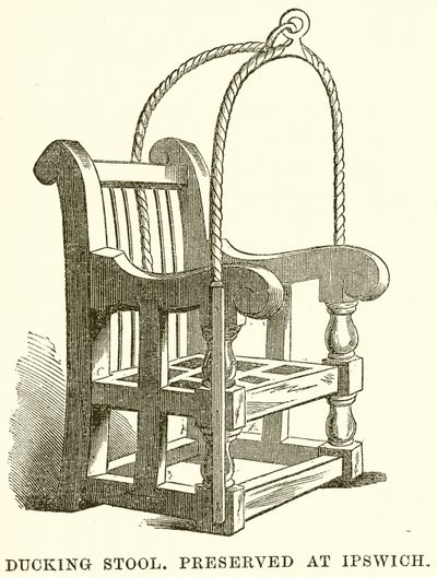 Chaise de canard. Conservée à Ipswich - English School