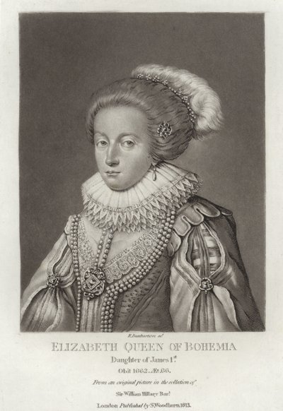 Élisabeth, Reine de Bohême - English School