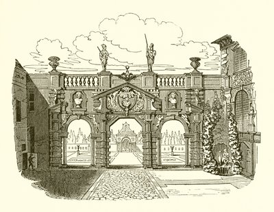 Entrée du jardin de Rubens - English School