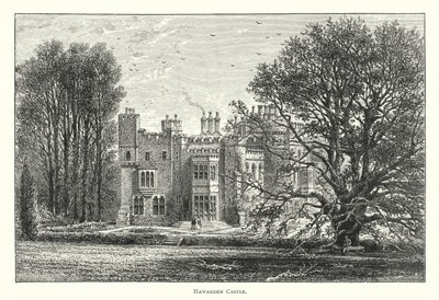 Château de Hawarden (gravure) - English School