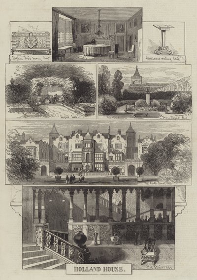 Holland House (gravure) - English School