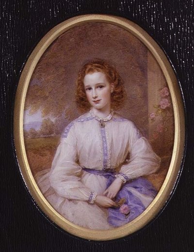 Hon. Lucy Byng (miniature) - English School