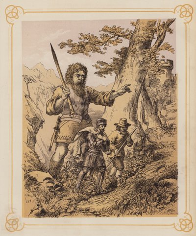 Illustration pour Le Voyage du pèlerin de Bunyan - English School