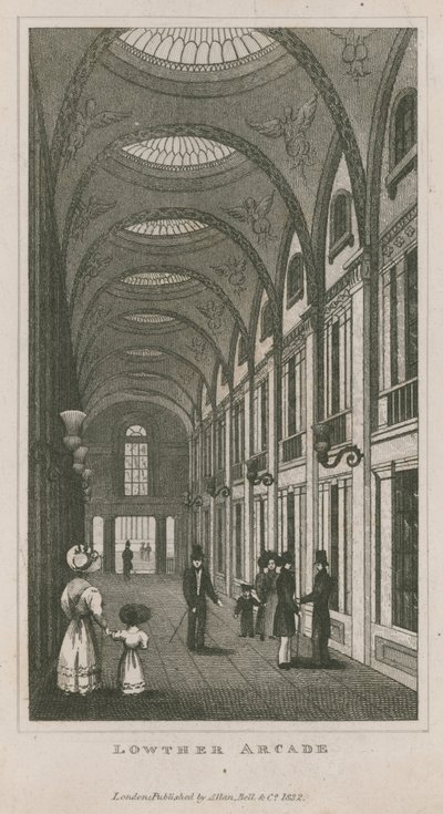 Intérieur de Lowther Arcade - English School