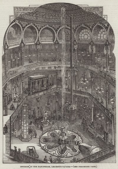 Intérieur du Panopticon, Leicester-Square - English School