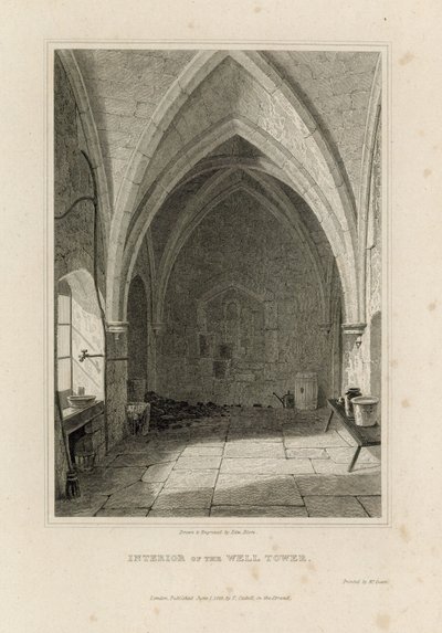 Intérieur de la Tour du Puits - English School