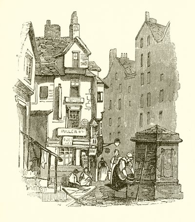 Maison de Knox dans le Canongate, Édimbourg - English School