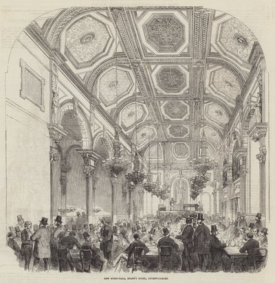 Nouveau music-hall, hôtel Evans, Covent-Garden - English School