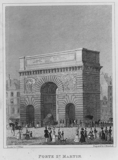 Paris, Porte Saint-Martin - English School