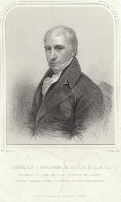 Portrait de Thomas Thomson - English School