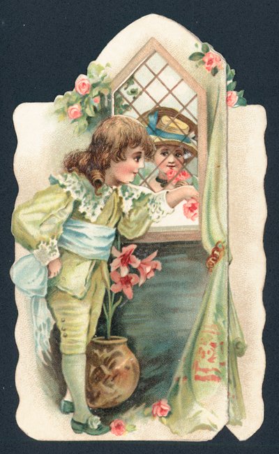 Couple romantique, Carte de Noël - English School