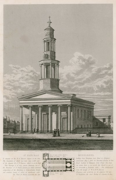 Église Saint-Pancras, Londres, Middlesex - English School