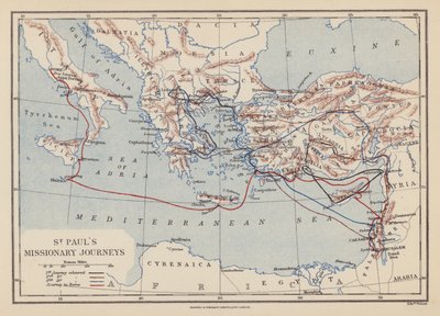 Les voyages missionnaires de Saint Paul - English School