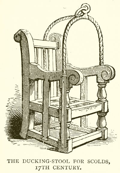 La Chaise de Supplice pour les Harpies, 17ème Siècle - English School