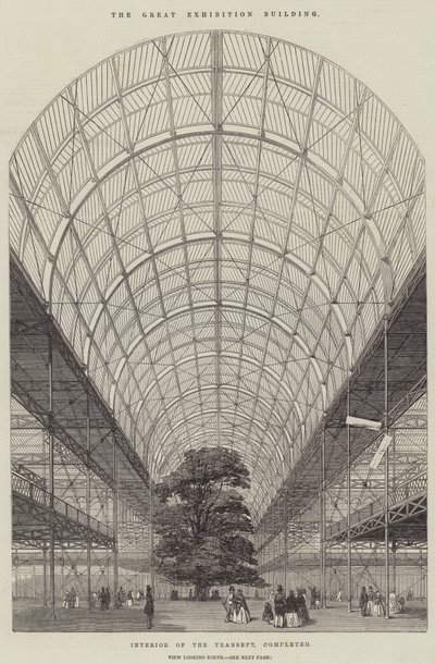 Le bâtiment de la Grande Exposition (gravure) - English School