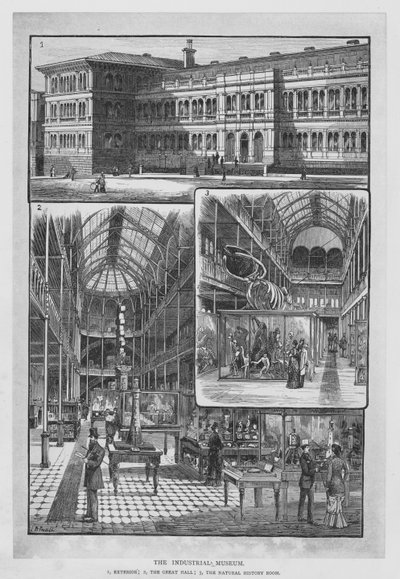 Le musée industriel (gravure) - English School