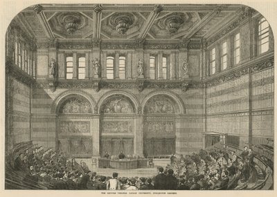 Le Théâtre de Conférences, Université de Londres, Burlington Gardens - English School