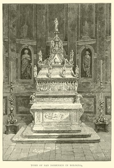 Tombe de San Domenico à Bologne - English School