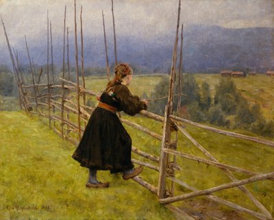 Fille de Telemark - Erik Theodor Werenskiold