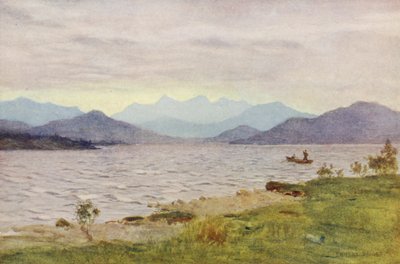 Le loch depuis Kinloch-Rannoch - Ernest Edward Briggs