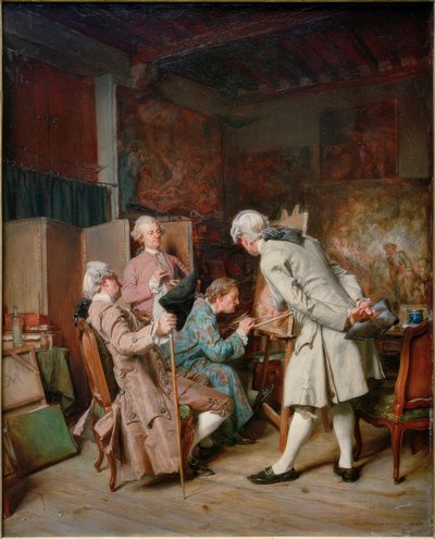 Les amateurs de peinture - Ernest Meissonier