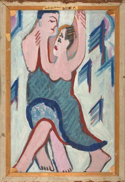 Couple dansant dans la neige [verso] - Ernst Ludwig Kirchner