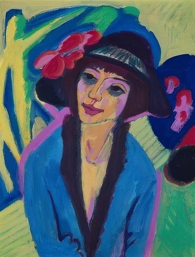 Portrait de Gerda - Ernst Ludwig Kirchner