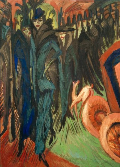 Rue Friedrichstraße, Berlin - Ernst Ludwig Kirchner