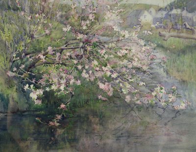 Fleurs de mai au bord de la rivière - Ethel Horsfall Ertz